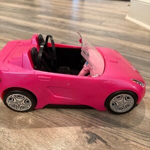 Barbie Glam Auto Convertible Pink Mini Convertible Car